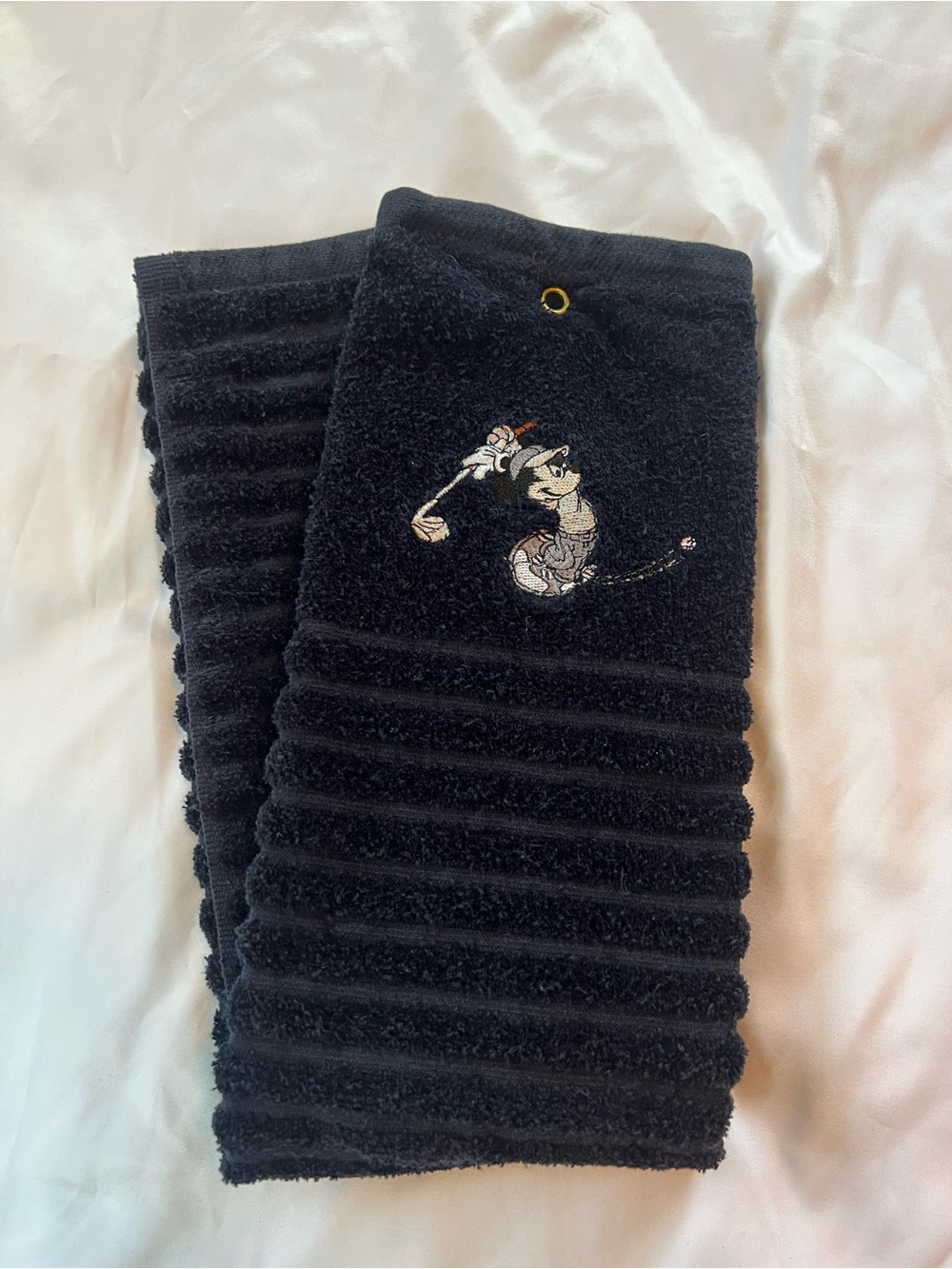 Disney Mickey Mouse Golf Towel cotton made in USA